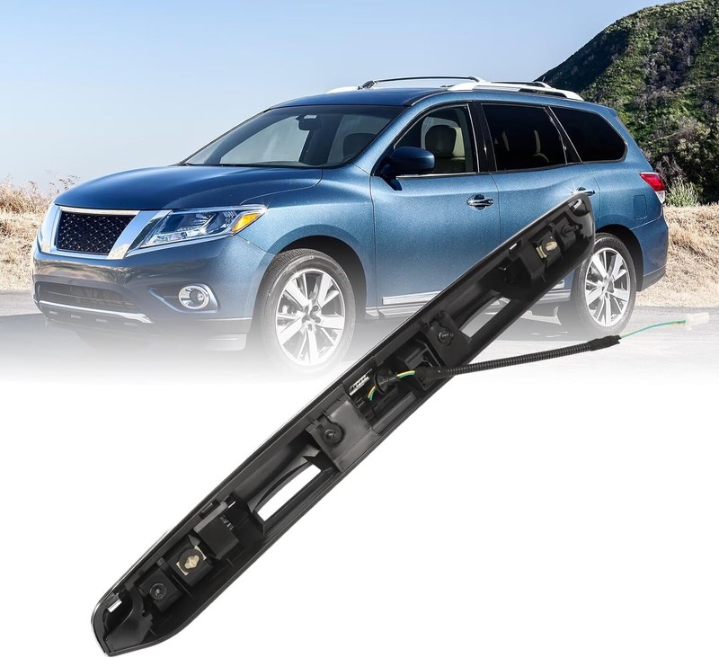 Rear Tailgate Chrome Handle Garnish Finisher Molding Compatible for Pathfinder