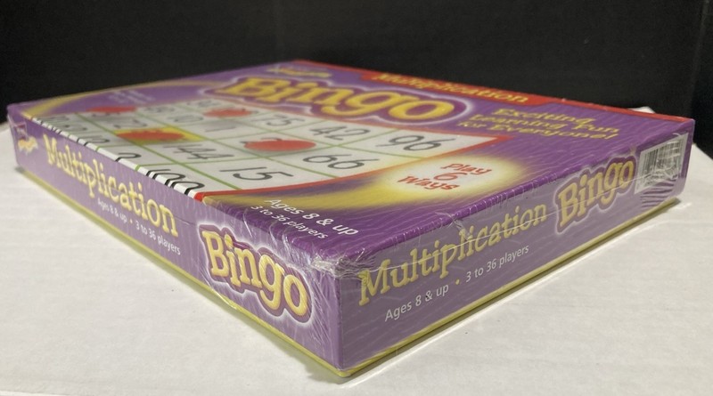 Multiplication Bingo Ages 8 & Up 3-36 Players Trend Classroom Educational Game gallery