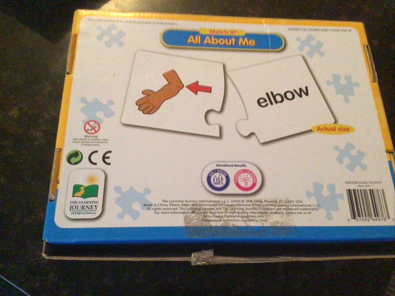The Learning Journey Match It! All About Me -Teaching Body Parts (New) gallery