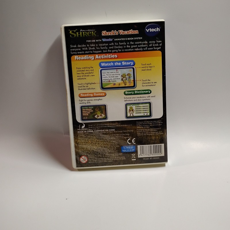VTech V. Reader Dreamworks Shrek: Shrek's Vacation E Book 5-7 Years Untested gallery