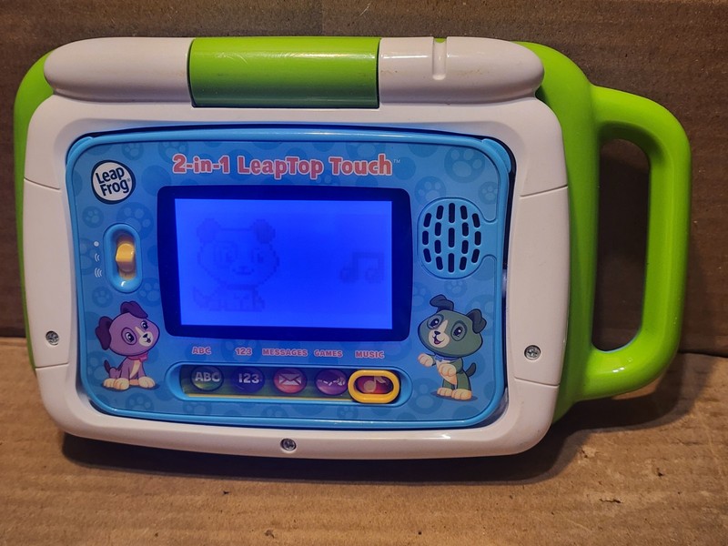 LeapFrog 2-in-1 LeapTop Touch Pretend Laptop & Tablet Learning Vocabulary + gallery