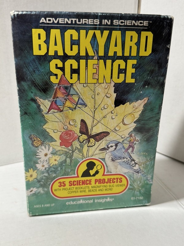 Vintage 1988 Adventure In Science Backyard Science 35 Projects