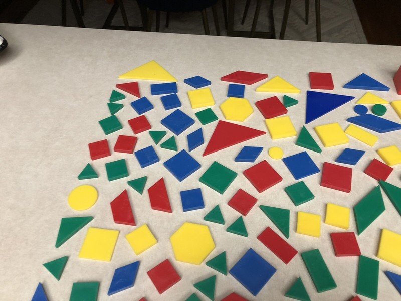 BAG OF GEOMETRY SHAPES TANGRAMS MATH HOMESCHOOL LEARNING 219+ Pieces gallery
