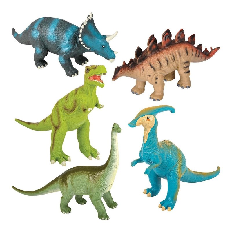 The Toy Network Soft Jumbo Dinosaurs – Set of 5