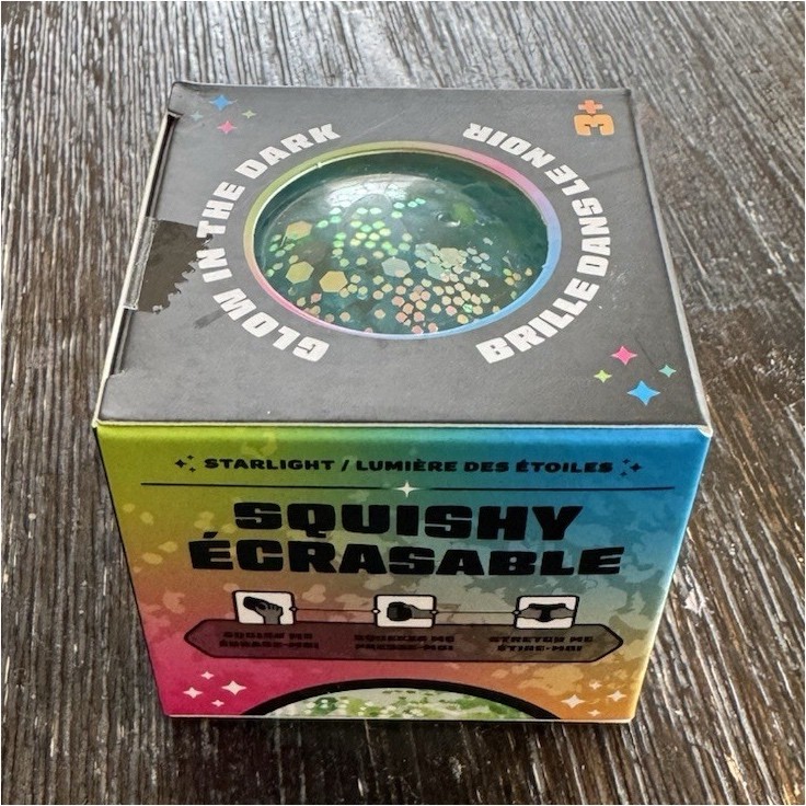 Glow in the Dark Starlight Squishy Squeezable Stress Reliever Sensory Toy