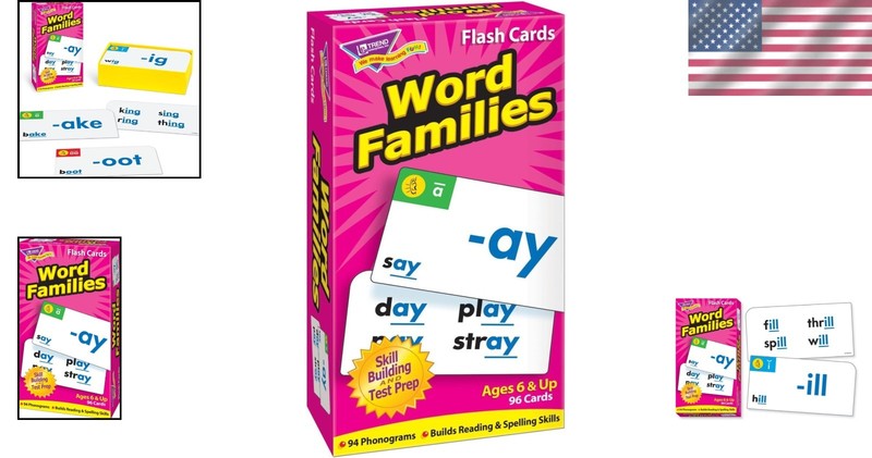 Language Skills Practice Cards, Ages 6+, 96 Cards gallery