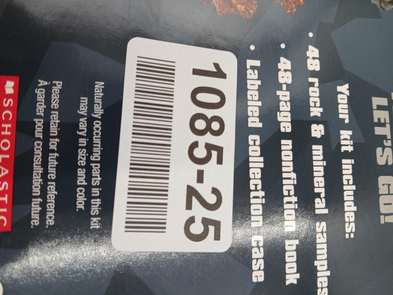 Scholastic Ultimate Rocks & Minerals Collection Kit 48 Stone Samples Box Wear gallery