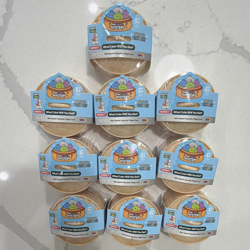 RMS Mini Squishy Mystery Dumpling Series 1 Tactile Sensory Fidget Toy LOT 10