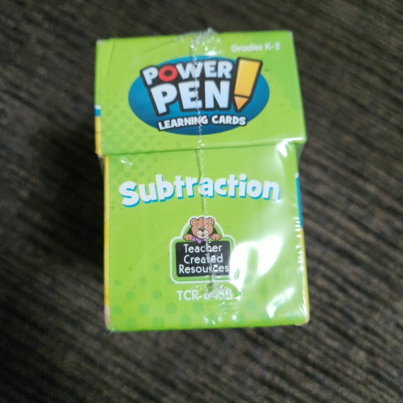 Teacher Created Resources Power Pen Learning Cards: Subtraction for Grades K-2 gallery