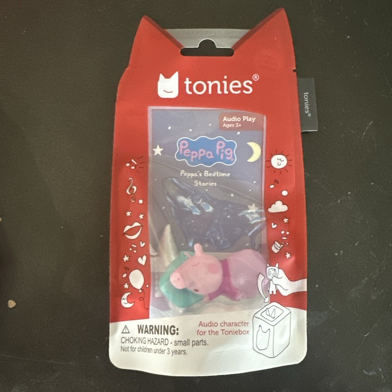 Tonies Peppa Pig Peppa's Bedtime Stories Audio Play Figurine, 10 Stories