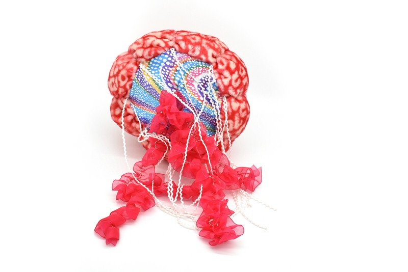 Jellyfish Plush, Red, Hanging Stuffed Animal Soft Decoration 14" F4352B427 gallery