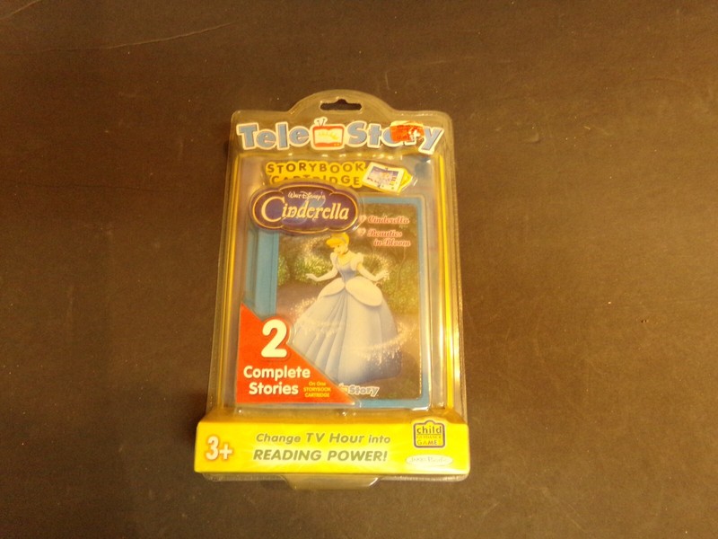 Cinderella Storybook Walt Disney’s Telestory Cartridge 2 Complete Stories age 3+