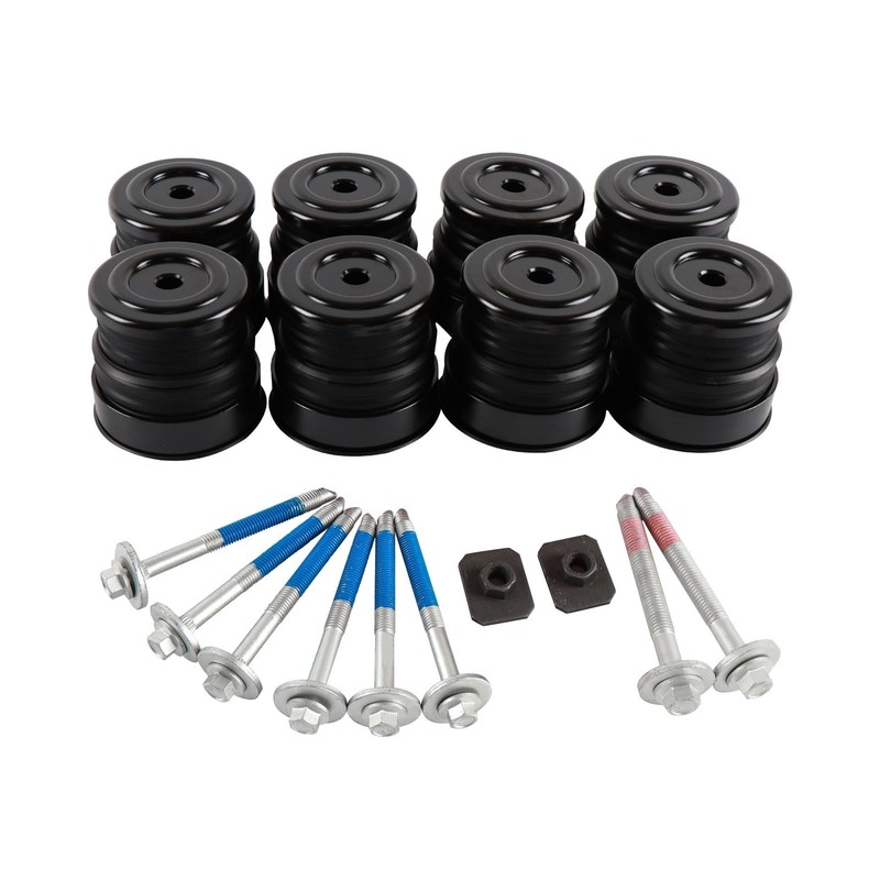 Silicone Body Mount Bushings Bolt Kit Compatible with Ford F250 F350 2008-201…