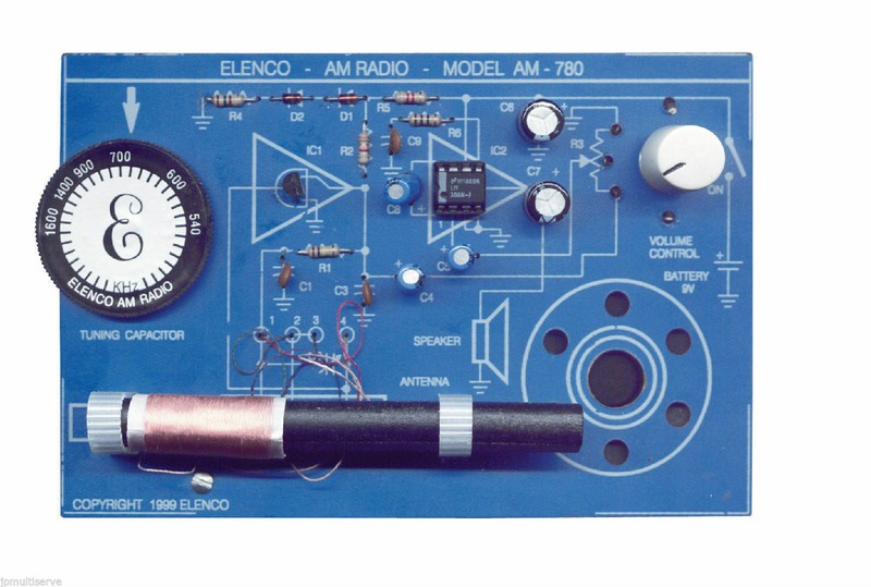 ELENCO AM-780K 2 IC AM RADIO KIT DIY solder version – WE EXPORT