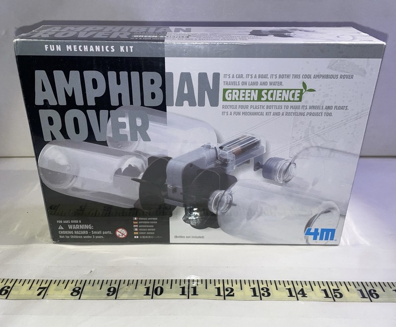 Amphibian Rover Kit by 4M Kidz Labs! Green Science Travels on Land and Water