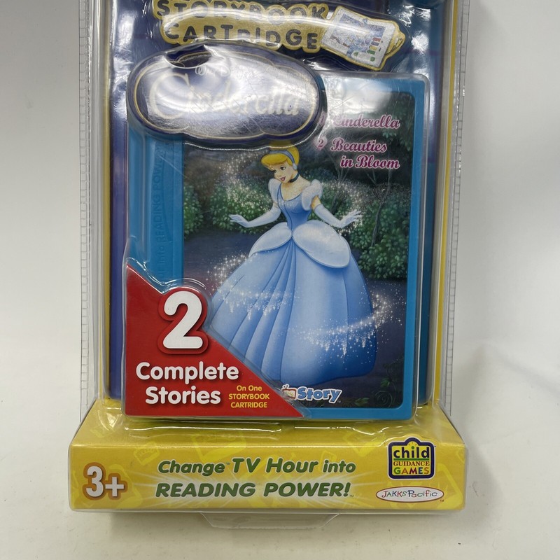 TeleStory Cinderella Storybook Cartridge 2 Complete Stories New Jakks Pacific gallery