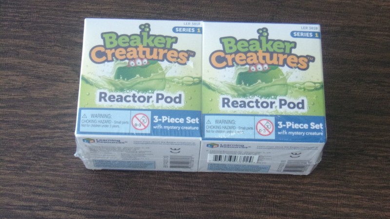 Beaker Creatures Reactor Pod Lot of 2 Blind Boxes New Mystery Creatures Series 1