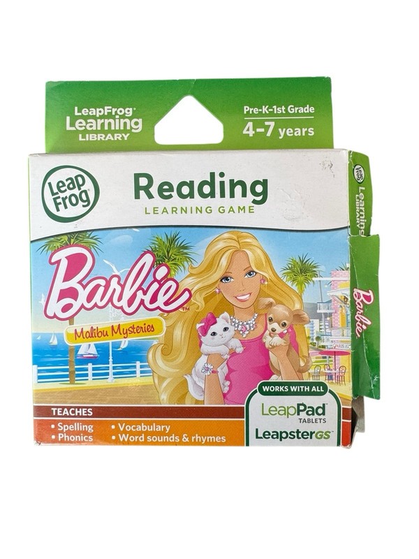 LeapFrog Barbie Malibu Mysteries Game for LeapPad Tablets and LeapsterGS