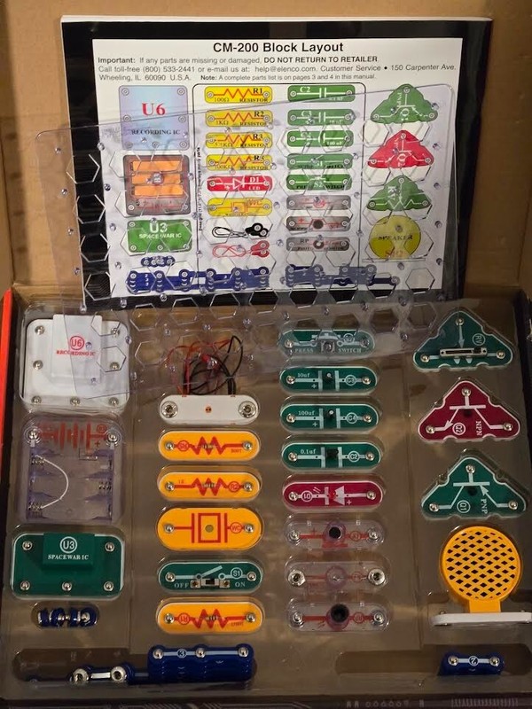 Circuit Maker Sound Plus 200 CM-200 Skill Builder STEM Electronic Mechanics gallery