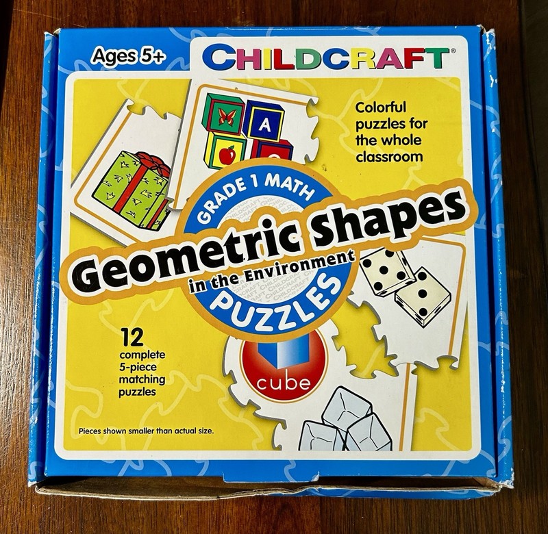 Geometric Shapes Grade 1 Puzzles Math Geometry For Kids