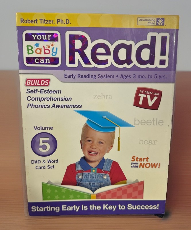 Your Baby Can Read! Robert Titzer Volume 5 DVD and Word Card Set. Early reading