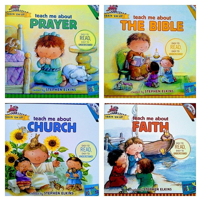 Wonder Kids Train ‘Em Up “Teach Me About” Book & Song CD CHOICE of 4 Pre-K NEW!