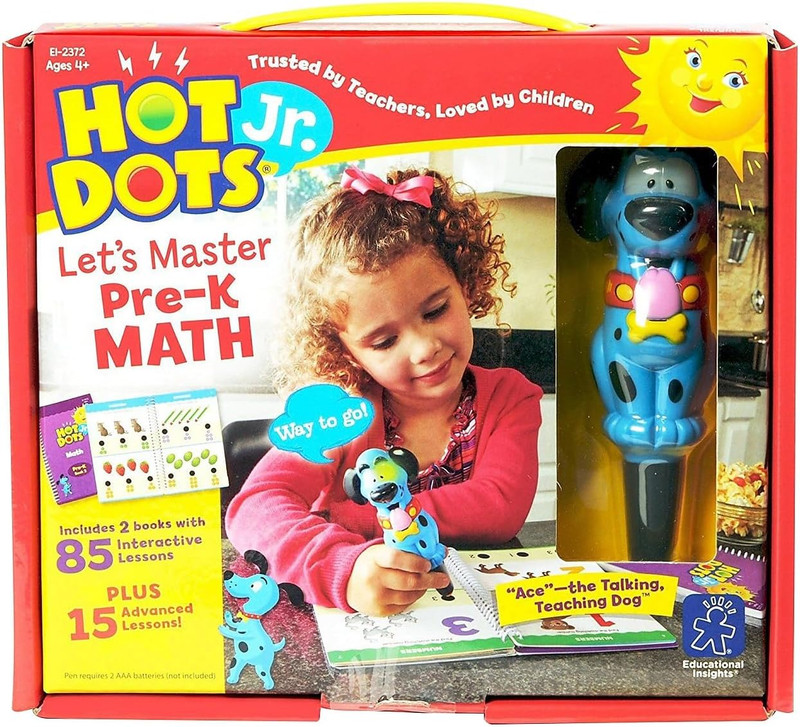 Hot Dots Jr. Let'S Master Pre-K Math Set, Homeschool & School Math Workbooks, 2 gallery