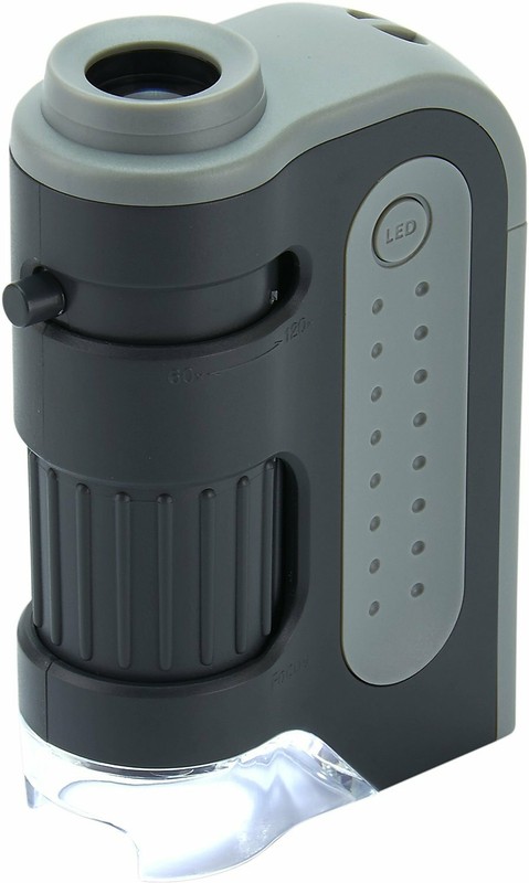Carson Micro Brite Plus Microscope de poche LED 6X-12X