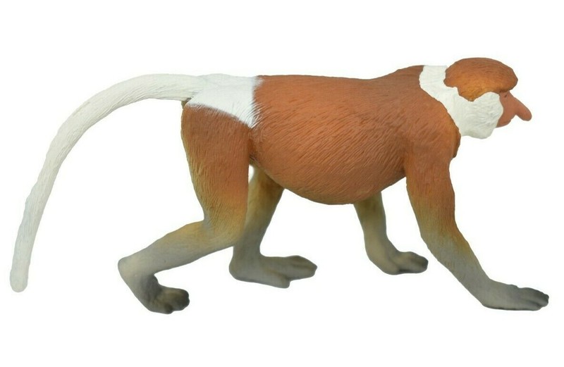 Monkey, Proboscis Realistic Toy Model Plastic Replica Animal Kids Gift 4.5″ M089