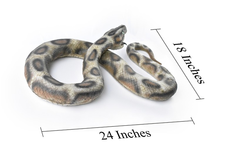Realistic Giant Anaconda Snake foam-filled latex rubber snake 87" F3405BB65 gallery