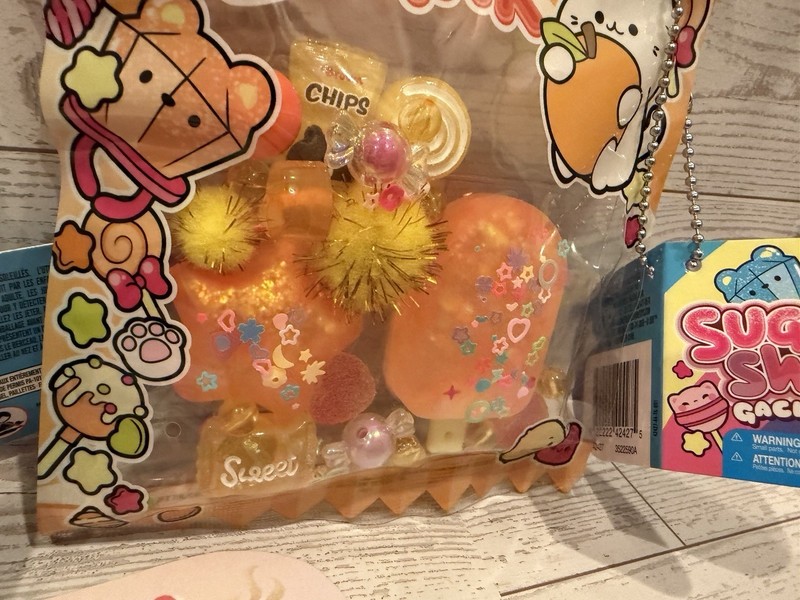 Sugar Swap Gacha Pouch ORANGE🟠 & BLUE🔵SugarSugar V2 Squishy FIVE BELOW Viral gallery