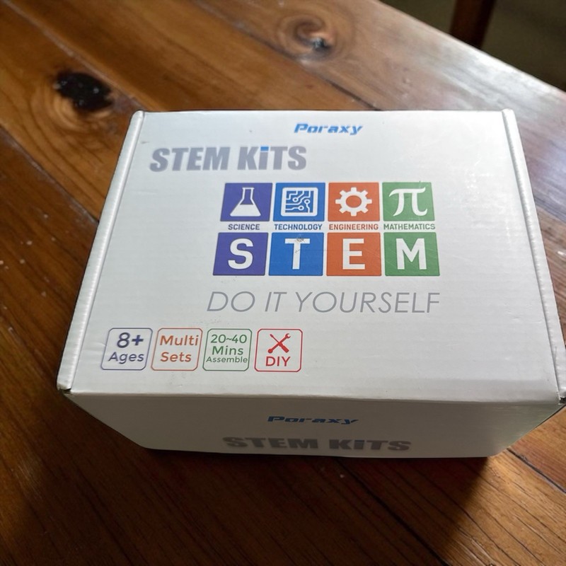Poraxy Set Of 6 Stem Kits Ball Emitter, Robot Mini Car Plotter Boat Experiments