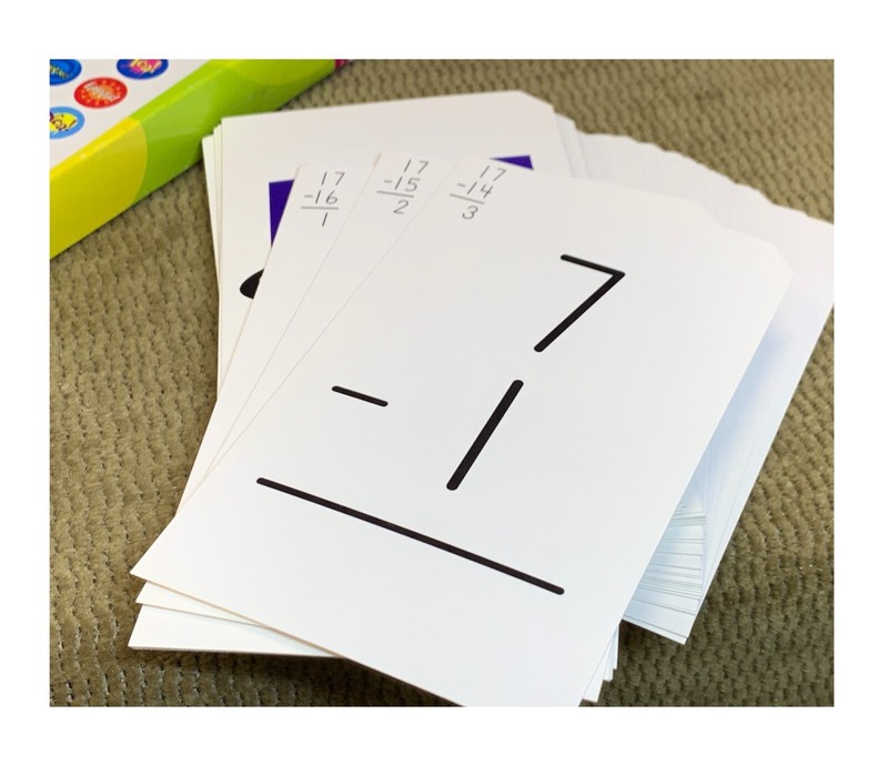 2002 & 2010 SUBTRACTION FLASH CARDS & ADDITION FLASH CARDS AGES 5/6 AND UP gallery