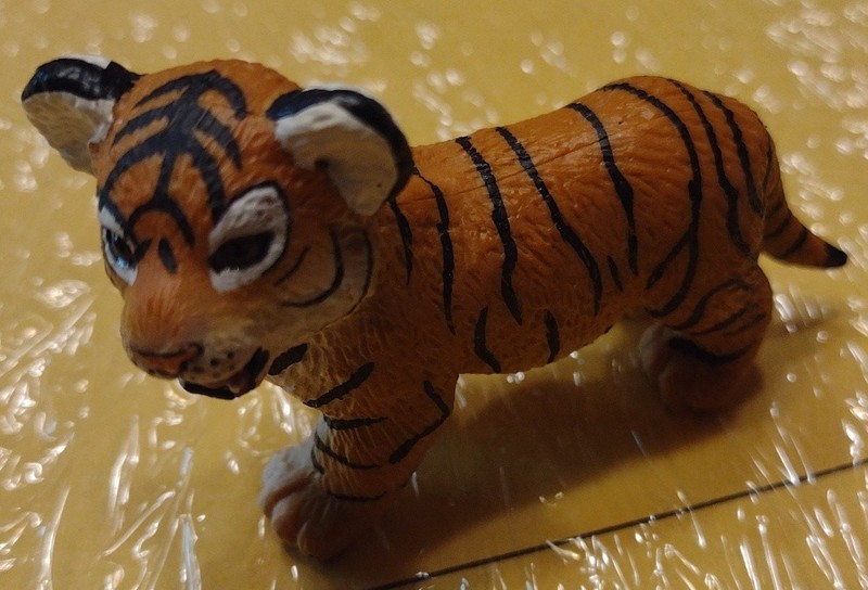 2006 Safari Ltd Bengal Tiger Cub Figurine Cute Adorable Big Cats Stripes Baby 🐯