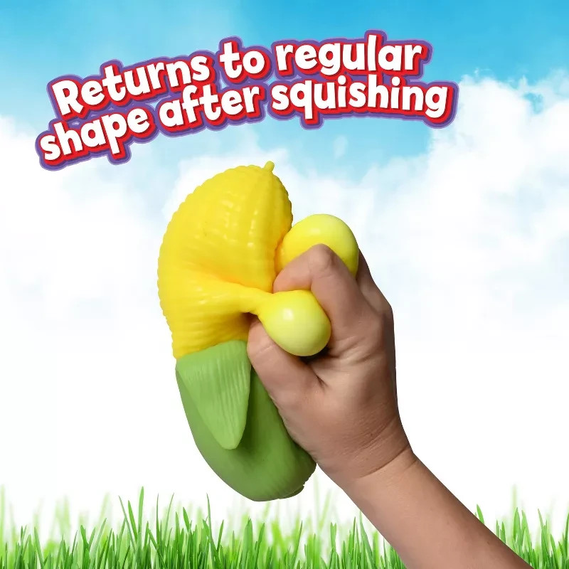 ***NEW, FREE SHIPPING*** Sunny Days Squeezy Corn on the Cob Fidget Toy gallery
