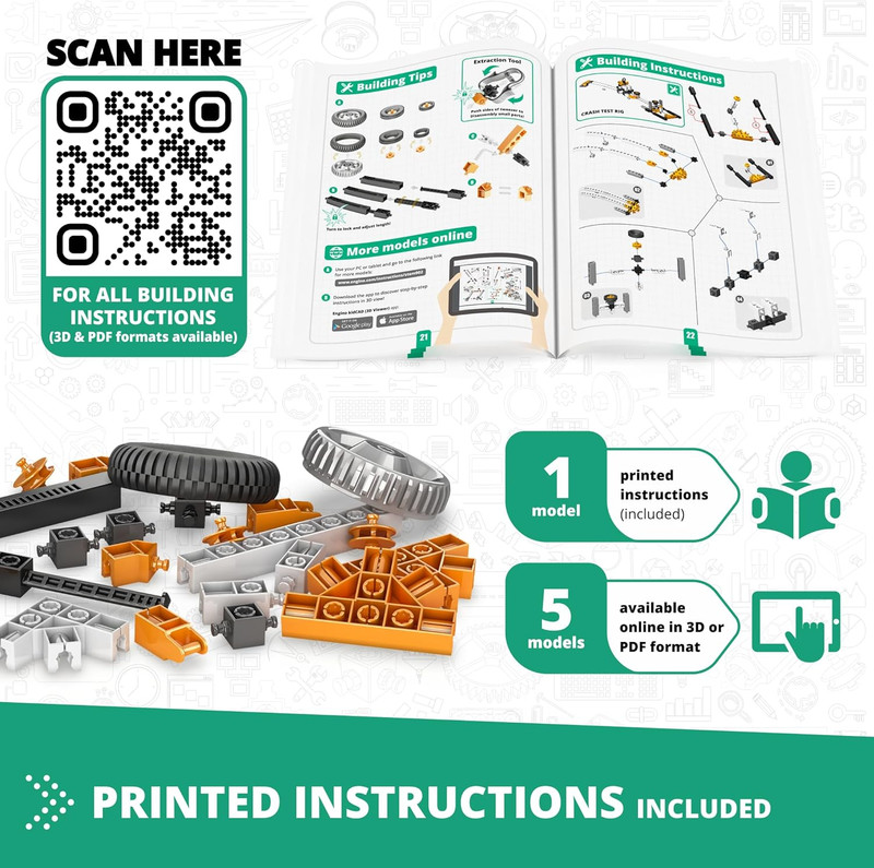 STEM Toys, Physics Laws: Inertia, Friction & Circular Motion, Engineering Kit fo gallery
