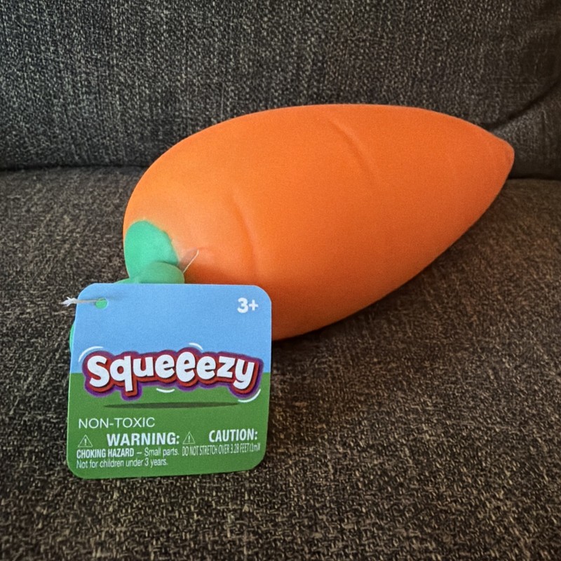 Jumbo Carrot 🥕 Squishy Toymendous | Squeezy Toy Stress Viral Toy | TikTok Find gallery
