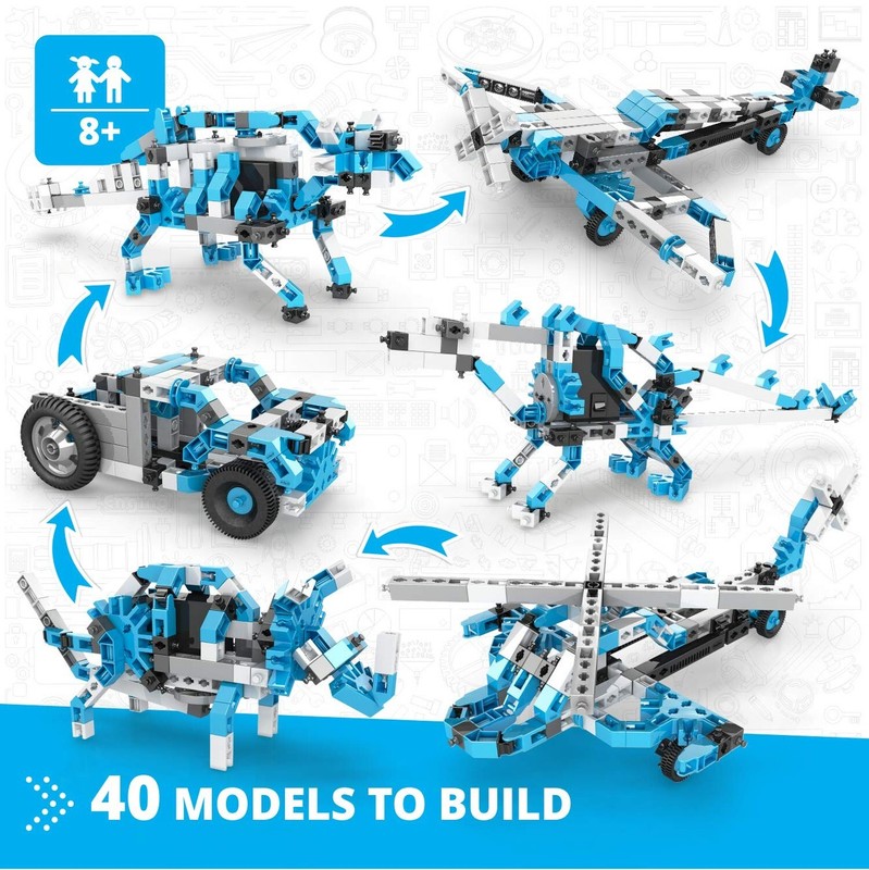 Engino- Creative Engineering Stem Toys, 40 Motorized Models, Educational Play... gallery