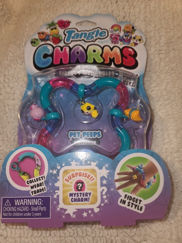 Tangle Charms Fidgety Wearables Pet Peeps Bracelet Style