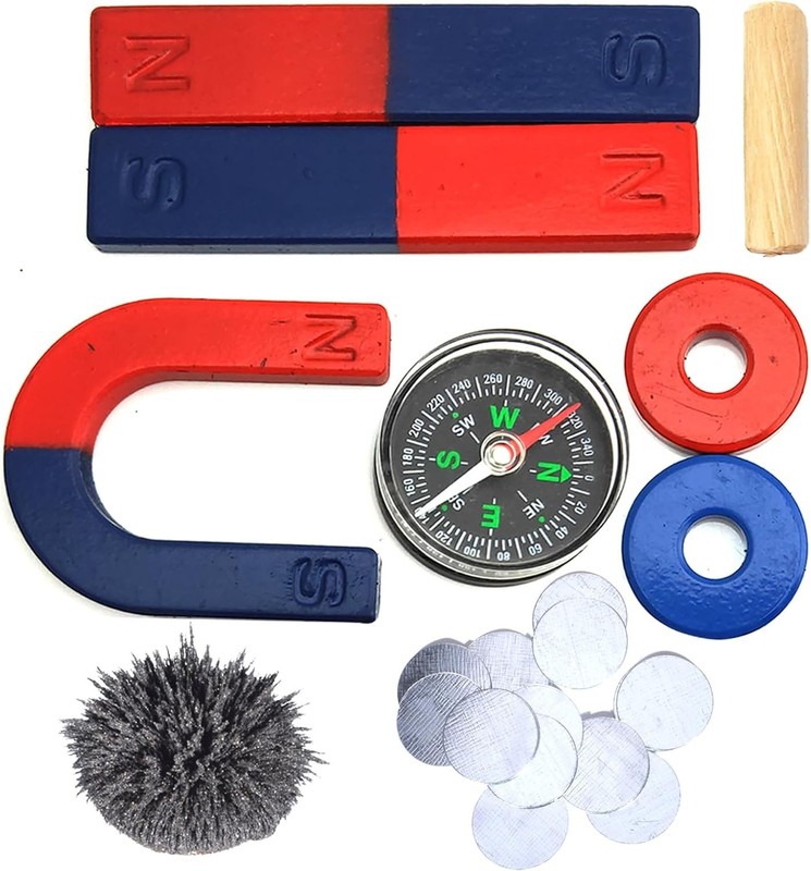 Physics Science Magnet Kit for Education STEM Experiment Tools including Bar