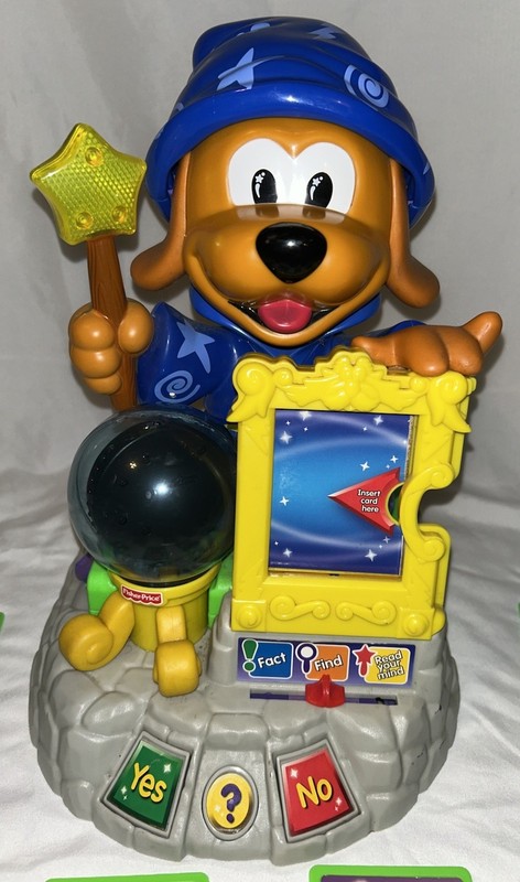 Quizard, The Learning Wizard Fisher-Price Includes 9 Cards Lights Sounds - WORKS gallery