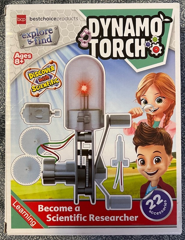 Factory Sealed “Dynamo Torch” science kit from Best Choice Products