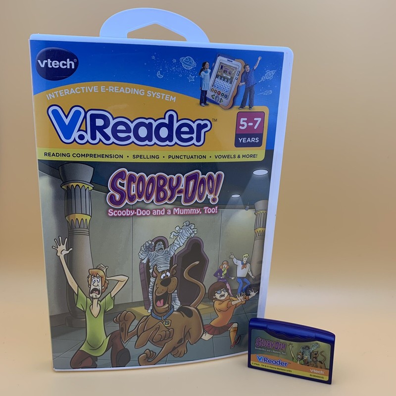 Vtech V.Reader Scooby-Doo and a Mummy, Too! Cartridge Game 5-7 Years