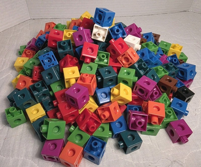 Unifix Cubes Interlocking Counting Home School Math Snap Cubes Lot Of 271