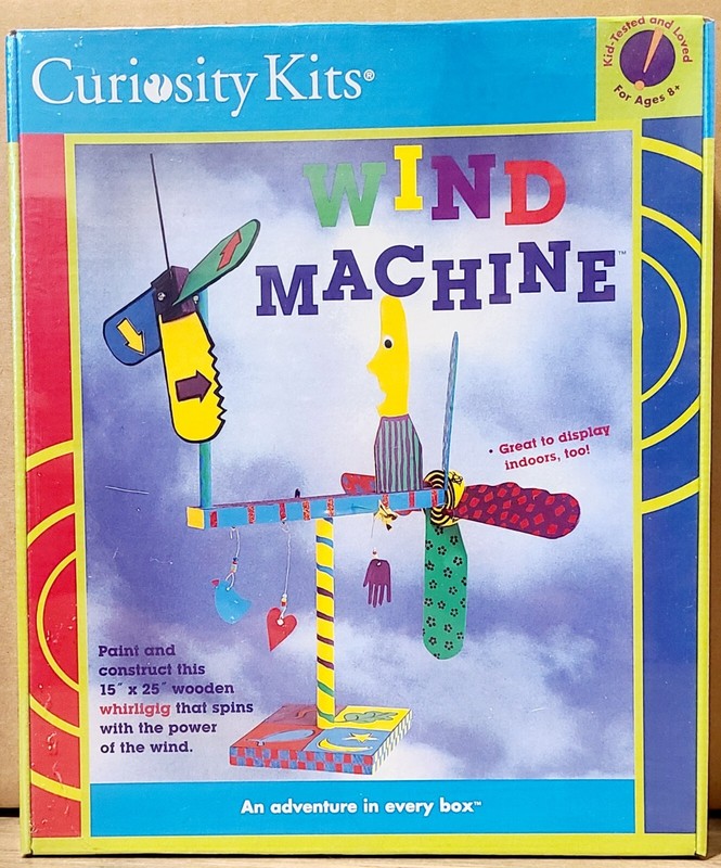 Curiosity Kits Wind Machine Whirligig Science Craft Weather Project NEW & SEALED