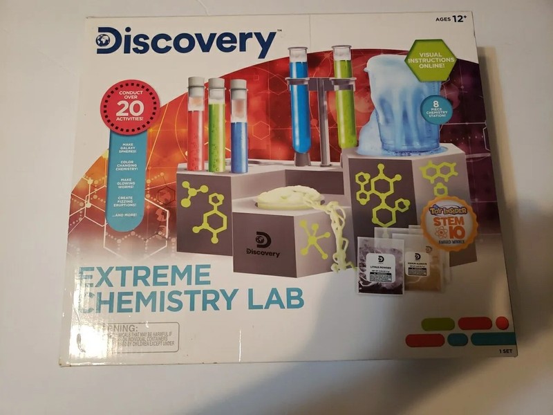 DISCOVERY EXTREME CHEMISTRY LAB SET New In Box Kids STEM Learning Kit