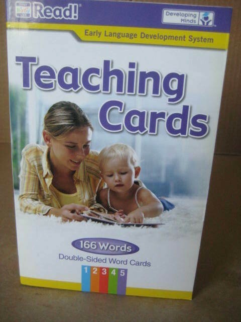 Your Baby Can Read! Teaching Cards~Double-Sided 166 Words Cards by Robert Titzer