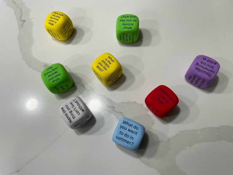 Conversation Cubes, Social Dice, Autism Therapy, Ice Breaker. Fun For All Ages! gallery