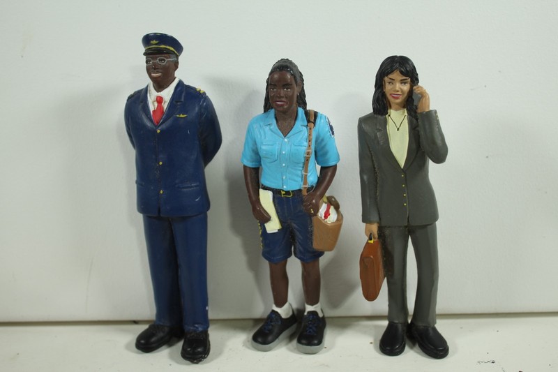 3 Diverse Figures Lakeshore Learning Community Workers, Career/Occupations