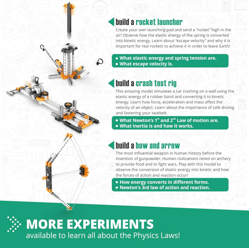 STEM Toys, Physics Laws: Inertia, Friction & Circular Motion, Engineering Kit fo gallery